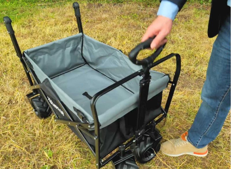 Günlük kullanım için katlanır el arabası ile taşıma
