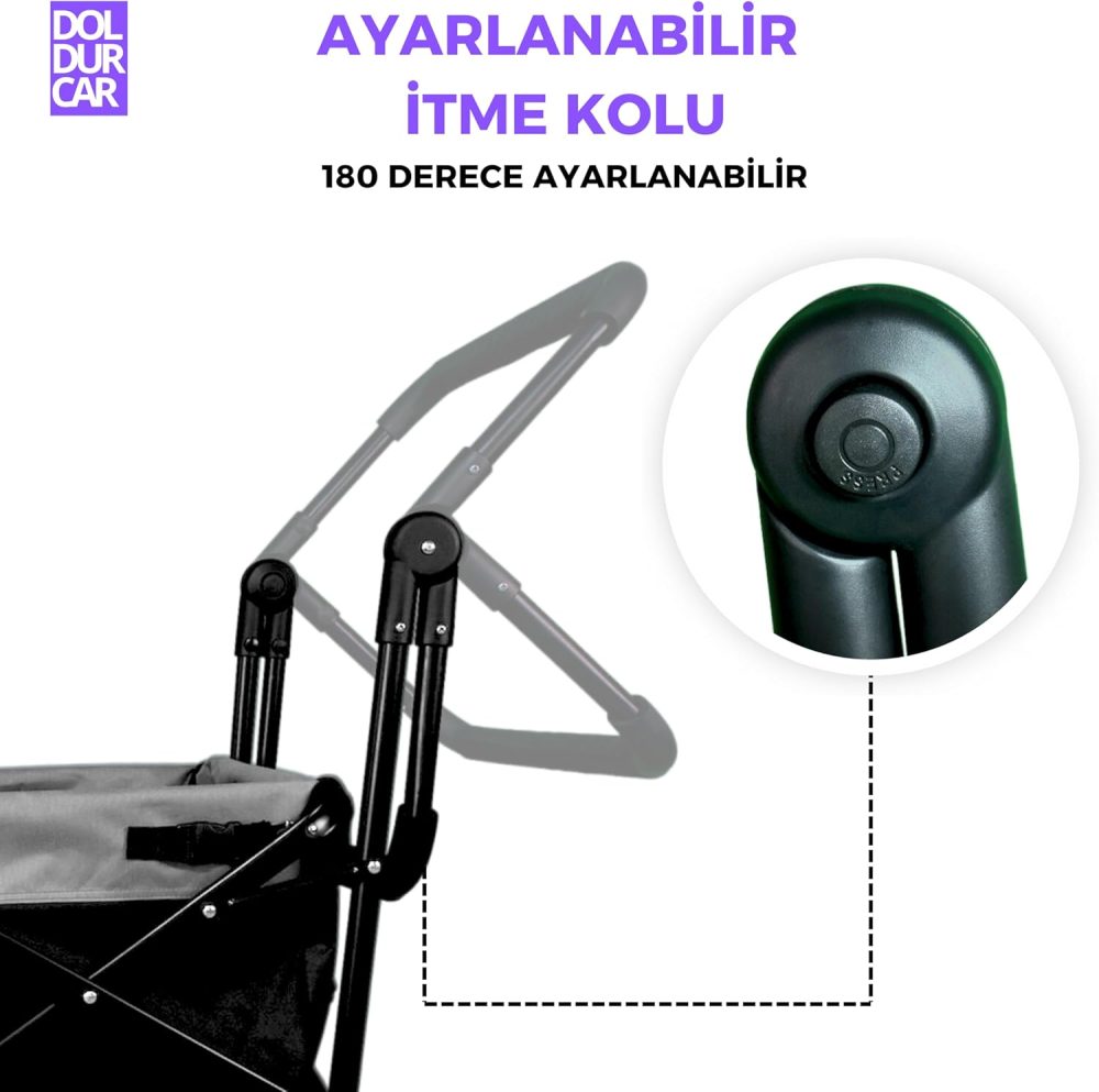 Doldurcar Katlanabilir Vagon - Görsel 3